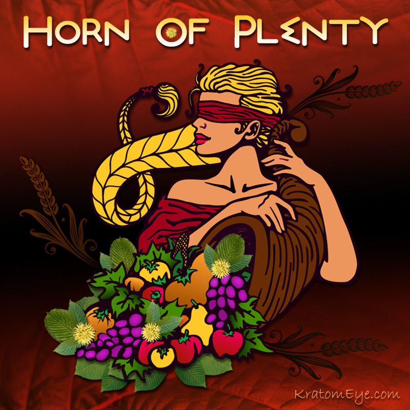 HORN OF PLENTY (HORNED & MAENG DA KRATOM BLEND)